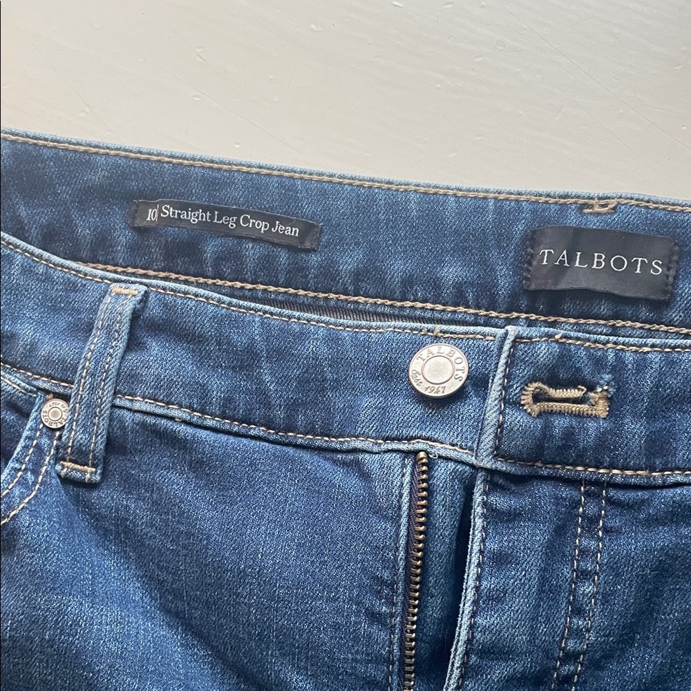 Talbots Denim Straight Leg Crop Jeans